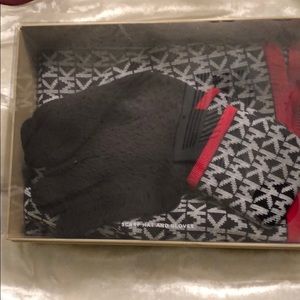 MK scarf/hat/glove set